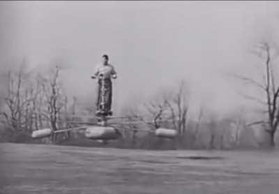 Lackner HZ-1 Aerocycle, a man personnel helicopter from the 1950s