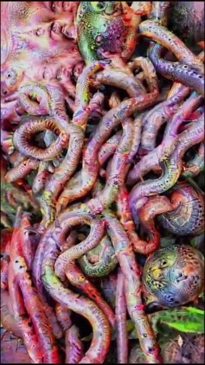 I love worms. More Trippy Visuals by @rodrigoperezestrada