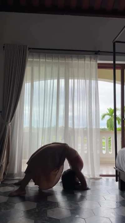 She is just showing the positions she would love to get fucked