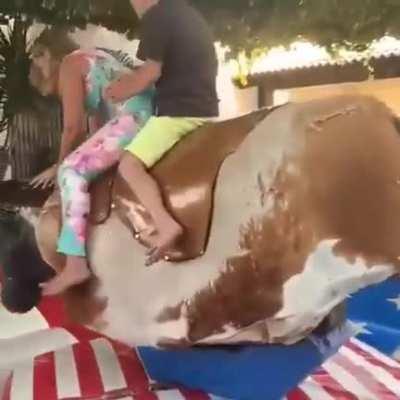 HMC while I ride a mechanic bull with my student