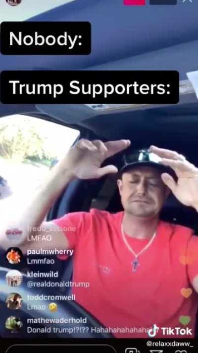 Guy starts crying and praying for Donald Trump to save him while police surround his truck