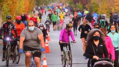 Franja “Elige Vivir Sano”