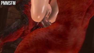 Juri Han in double anal action (PMMSFM) [Street Fighter]