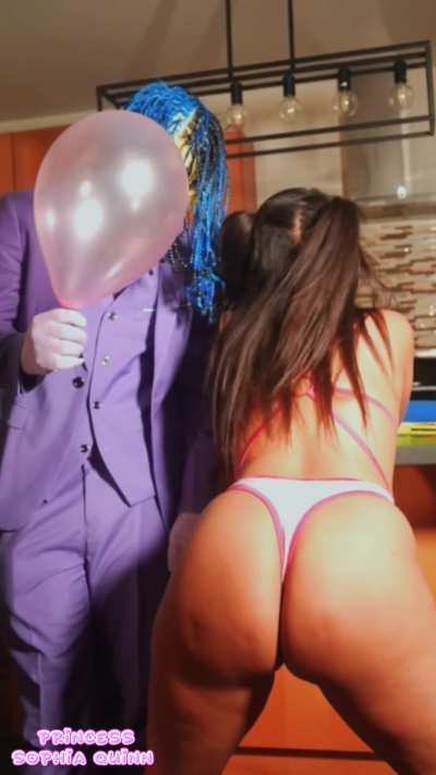 Clownin around w Gibby the clown ! Princess sophia Quinn