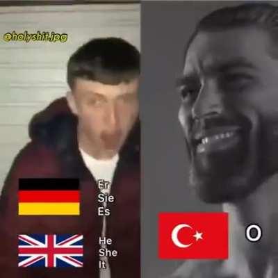 Virgin western language VS CHAD O