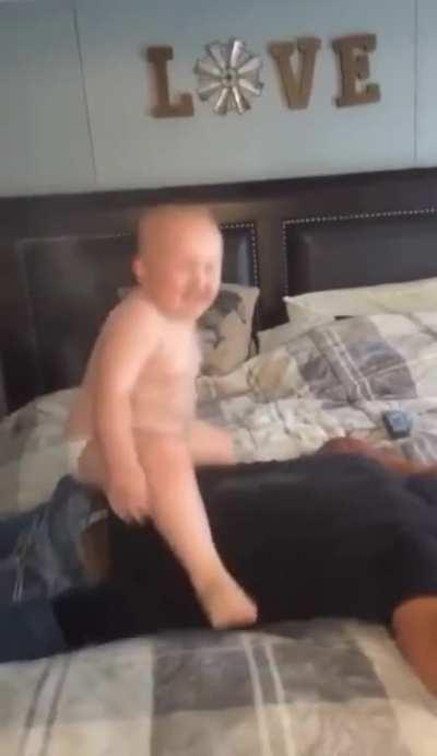 Hank the Tank shooting out powder like an exhaust.