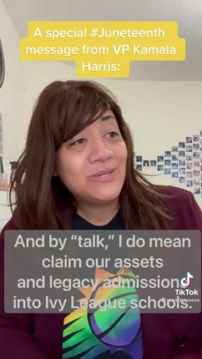 Best Kamala impression I’ve ever seen