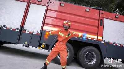 Firefighters at it again