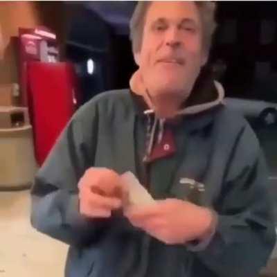 Crackhead gets $50 omg