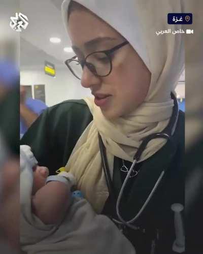 The only survivor from a whole family that israel bombed in Gaza