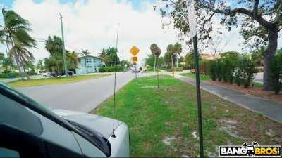 Peeper Gives a Creampie