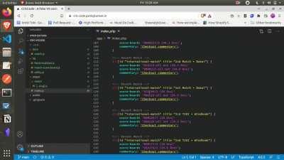 He built a fake VS Code to browse IPL Matches in Office (to pretend he is working)