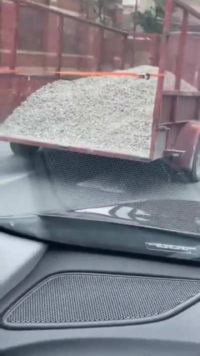 The proper way to secure and transport gravel
