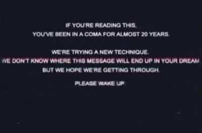 Please wake up, we miss you...