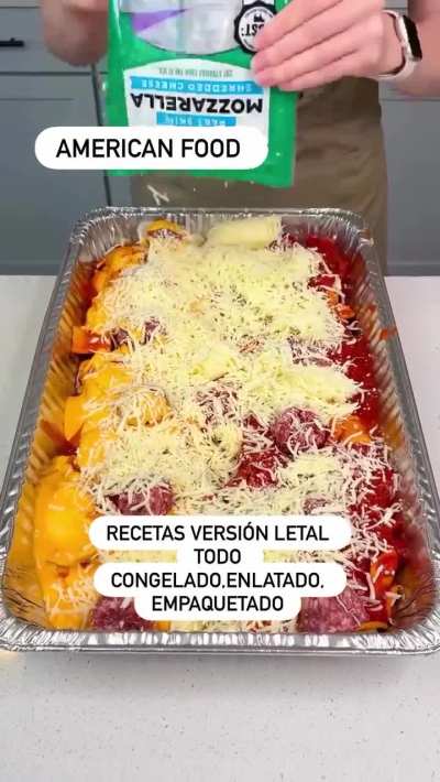 solo ha faltado el bloque de queso crema en el centro