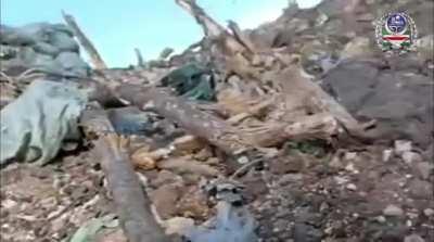 4 Chechen fighters clear a Russian trench of over 10 soldiers near Bakhmut, part 1 | Sheikh Mansur Battalion [Longer video, NSFW]