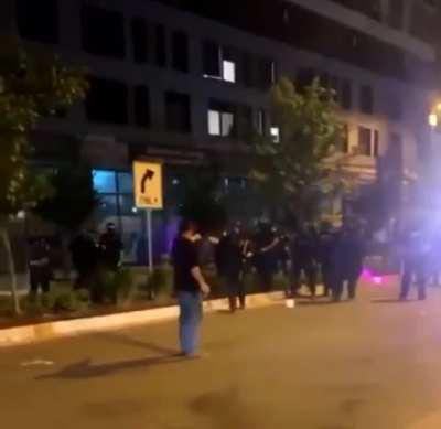 Grand Rapids PD firing a tear gas canister at an unarmed man (right after they maced him) point blank to the face