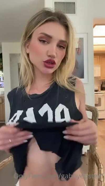 Gabby describes her outfit