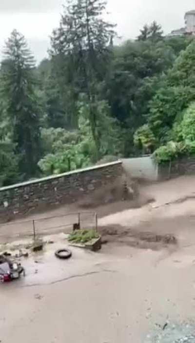 Flooding just now in Italy