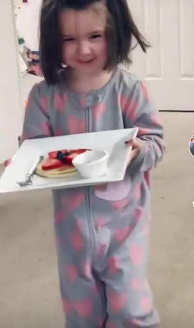 Added her own secret ingredient on top