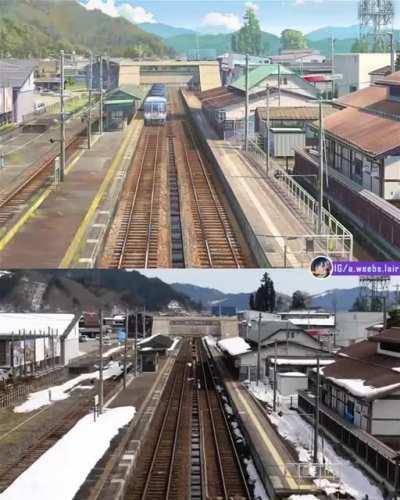 Details in anime vs real life