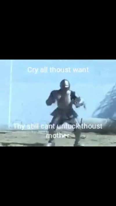 Ironic because this was recorded in medieval times, they predicated our humor!