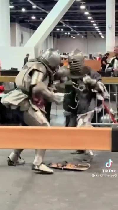 Gettin' medieval on that ass