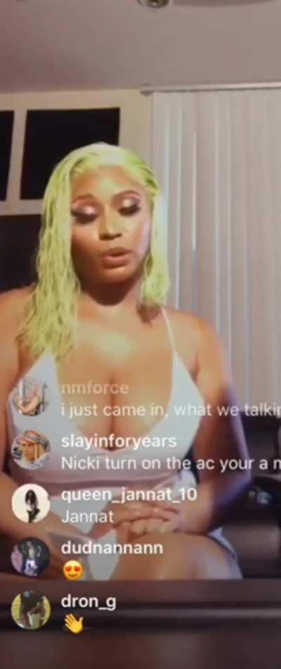 Nicki Minaj talking dirty