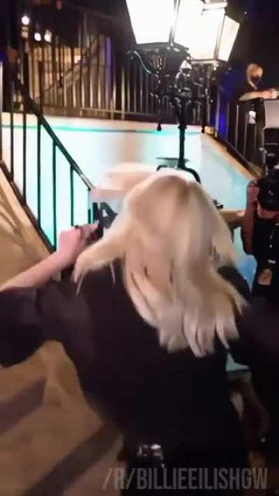 Billie Eilish and her massive tits in motion