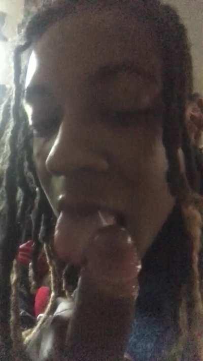 Ebony Blowjob by mzdickassassin