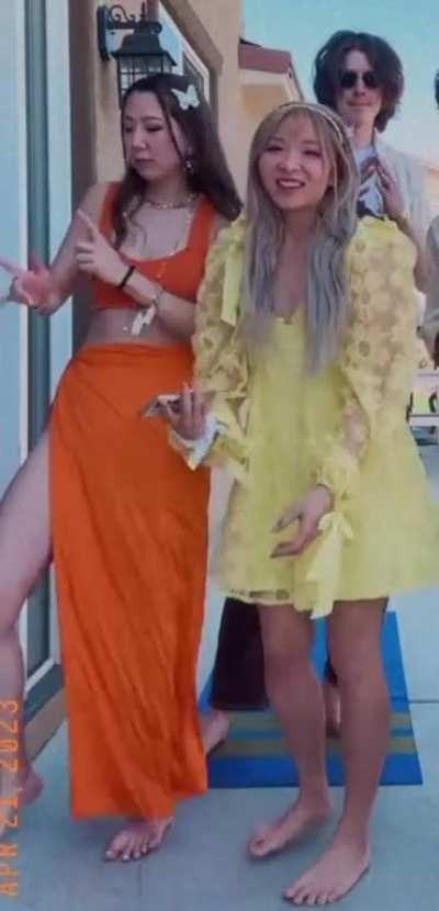 Leslie and Yvonne Day 1 Coachella Outfit