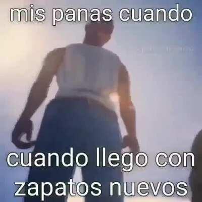 POV: Eres la zapatilla y Reven es CJ