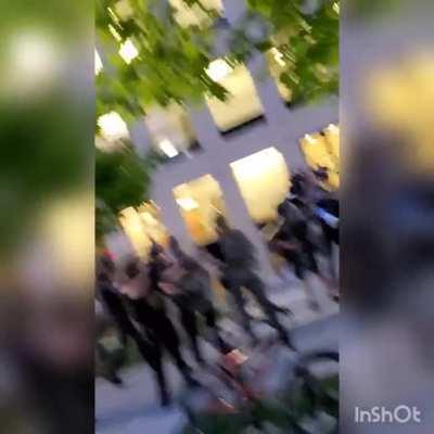 Downtown Salt Lake City May 30th 2020. Unarmed civilian face down prone on the ground GETS SHOT IN THE SPINE AT POINT BLANK WITH BEAN BAG GUN. Where is this in your training manual?