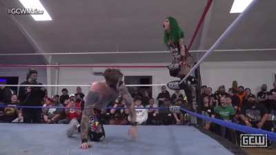 Shotzi Blackheart went high hisk on Danhausen