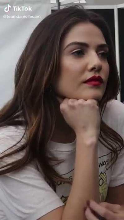 Smiling and laughing