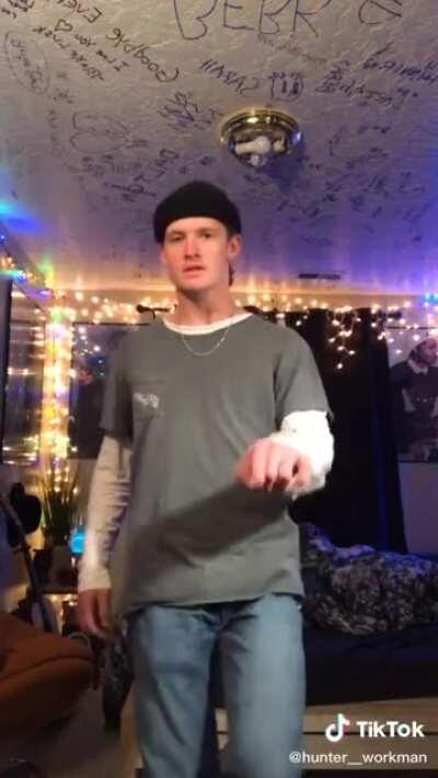 When the Nights beat switch hits and your body melts. Shoutout to hunter_workman for his insane dance skills.