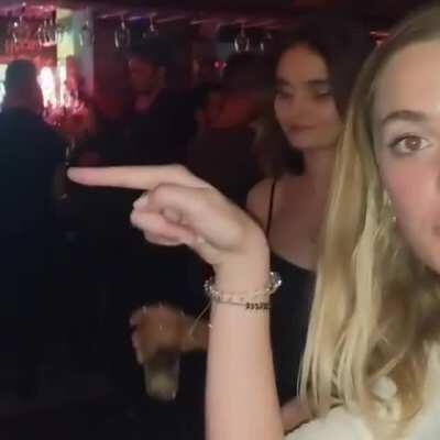 HMB while I challenge this woman to a scull