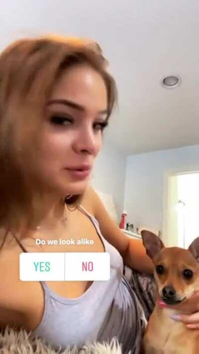 Close to a nipslip at the end?