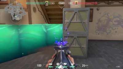 One minute video - different Sage walls that you can use as Defender in Haven A site. Good for use once or twice a map, don't do these every round.