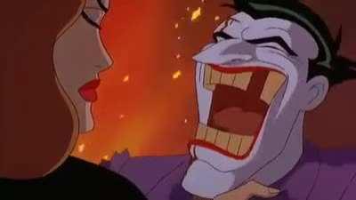 I love how even in the face of Death and certain doom, Joker lets out one last laugh.