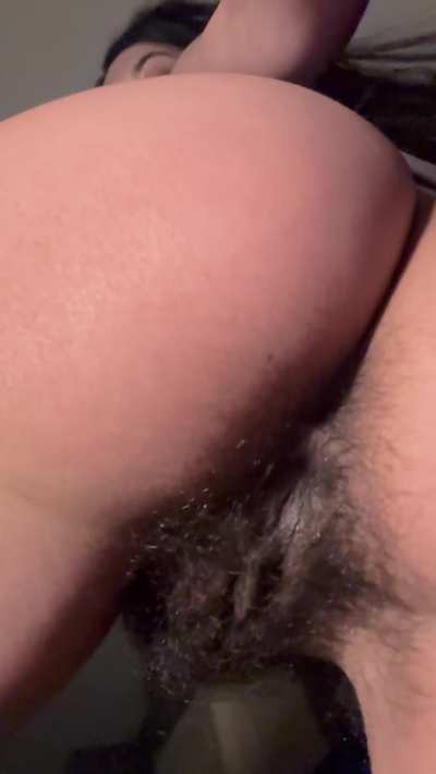 manifesting your tongue in my hairy cunt