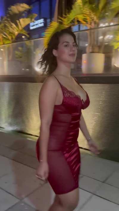Red dress