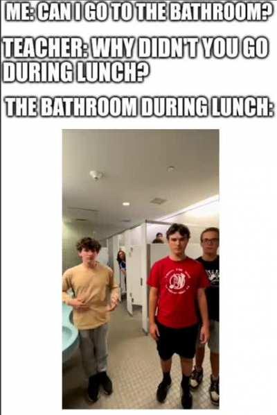 Chad bathroom activities?