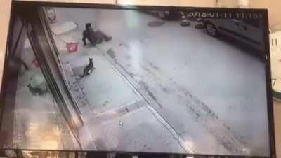 Get your ass out of my sidewalk