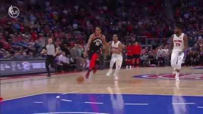 My favourite DeRozan dunk. Lowry's reaction makes it even better