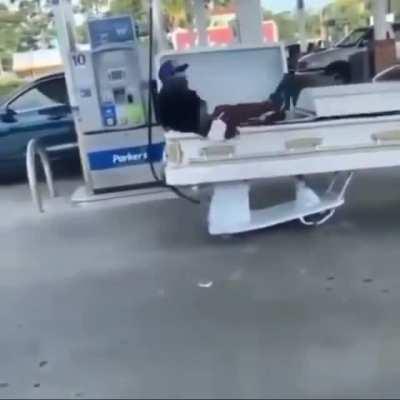 How im gone be escaping Bruce funeral with his body