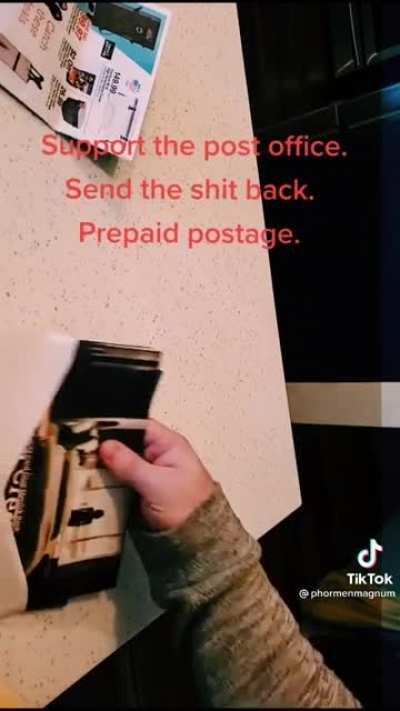How to help the post office and get rid of spam mail at the same time!