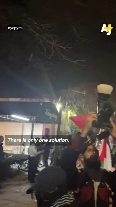 Protesters marched in Brooklyn on Nov. 19th against an event by real estate firm 'My Home in Israel,' offering land in the illegally-occupied West Bank, hosted by the Kingsway Jewish Center. Several such events have been held in America, Canada and the UK