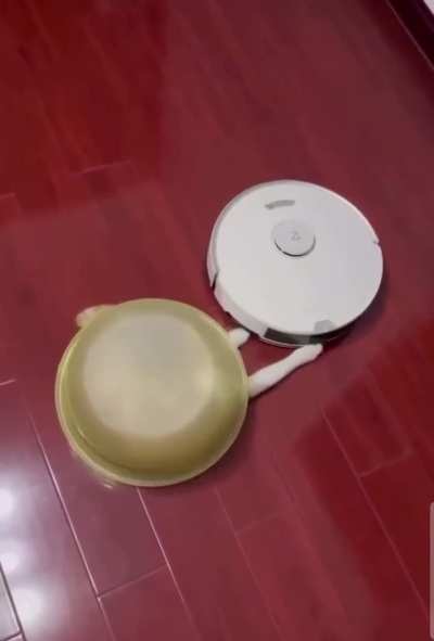 This robot vacuum functions differently
