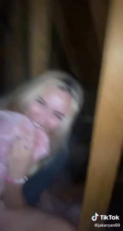 Bruh she got free cotton candy I don’t see the problem